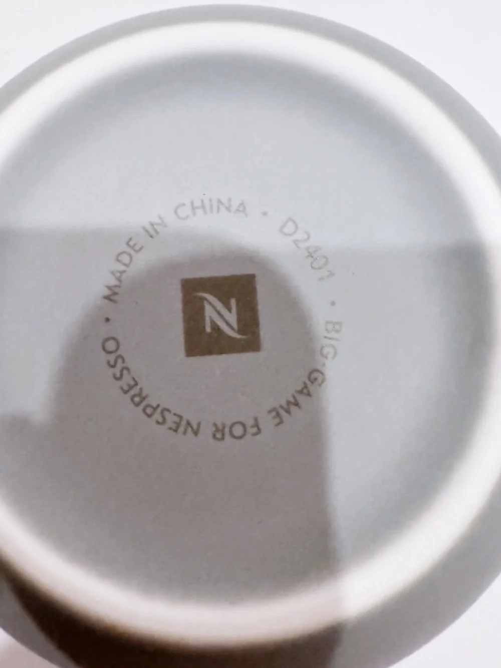 Nespresso Barista Gray Porcelain Cappuccino Cup, Set of 2